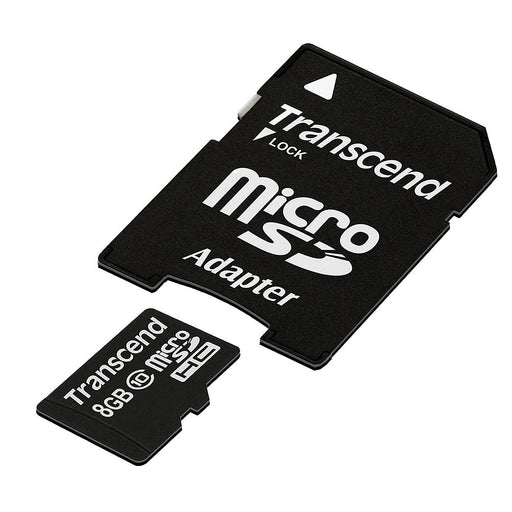 Памет Transcend 8GB microSDHC (with adapter Class 10)