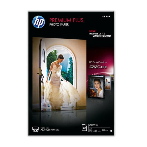 Хартия HP Premium Plus Glossy Photo Paper-20 sht/A3/297 x