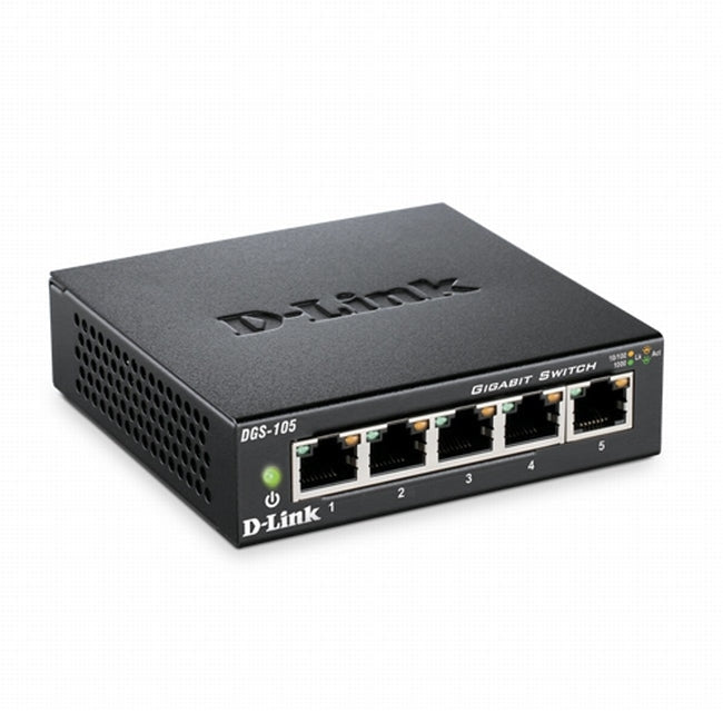 Комутатор D-Link 5-port 10/100/1000 Gigabit Metal Housing