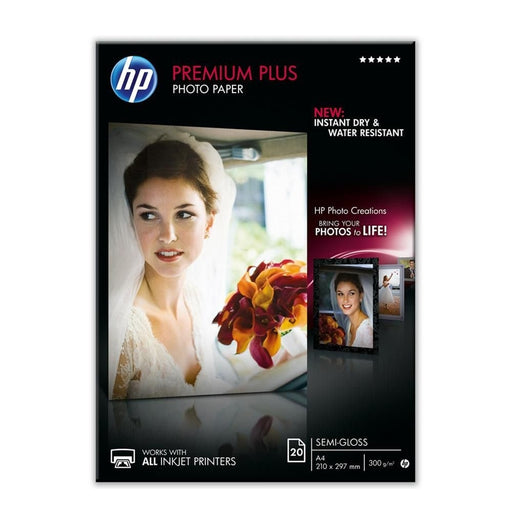 Хартия HP Premium Plus Semi-gloss Photo Paper-20 sht/A4/210