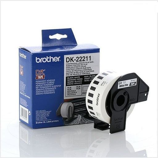 Консуматив Brother DK-22211 White Continuous Film Tape 29mm