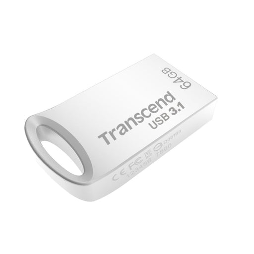 Памет Transcend 64GB JETFLASH 710 USB 3.1 Silver Plating