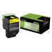 Консуматив Lexmark 80C20Y0 CX310 410 510 Yellow Return