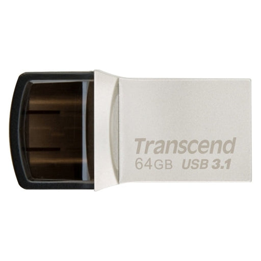 Памет Transcend 64GB JETFLASH 890S USB 3.1 Type C Silver