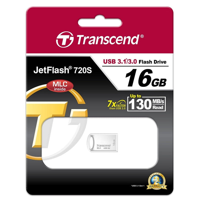 Памет Transcend 16GB JETFLASH 720 Silver Plating MLC