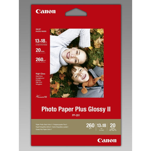 Хартия Canon Plus Glossy II PP-201 13x18 cm 20 sheets