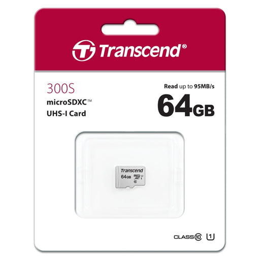 Памет Transcend 64GB microSD UHS-I U3A1 (without adapter)
