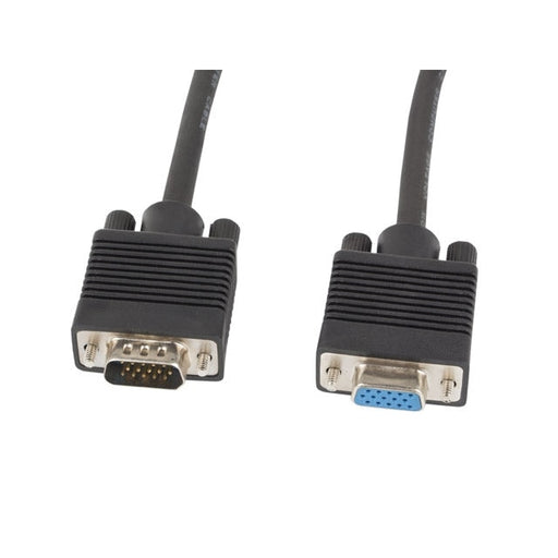 Кабел Lanberg VGA M/F extension cable 1.8m shielded ferrite