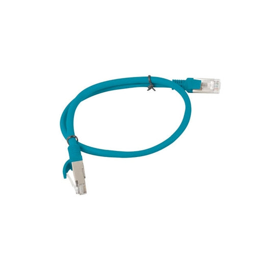 Кабел Lanberg patch cord CAT.5E 0.5m blue