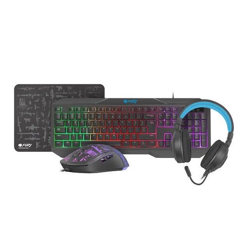 Комплект Fury Gaming Combo Set 4in1 Thunderstreak 3.0