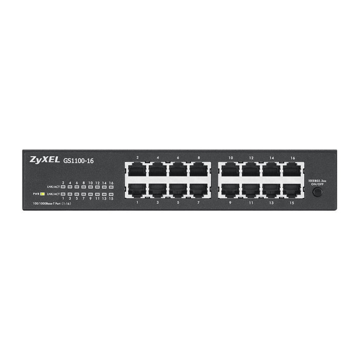 Комутатор ZyXEL GS1100-16 v3 16-port Gigabit Unmanaged