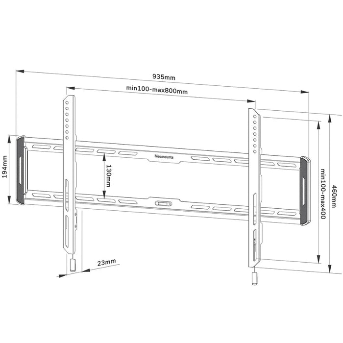 Стойка Neomounts by NewStar Screen Wall Mount (fixed ultra