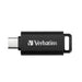 Памет Verbatim Retractable USB-C 3.2 Gen 1 Drive 128GB