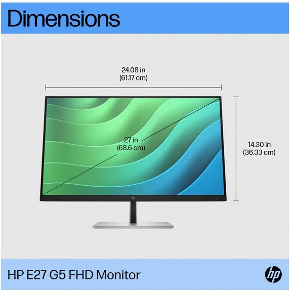 Монитор HP E27 G5 27 IPS FHD Monitor