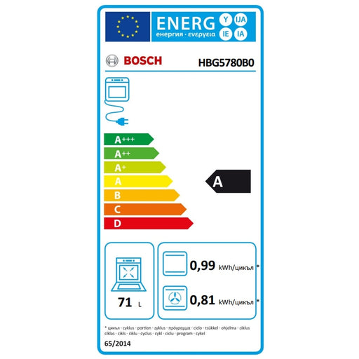 Фурна Bosch HBG5780B0 SER6 Oven Pyro 10 HM AutoPilot 30