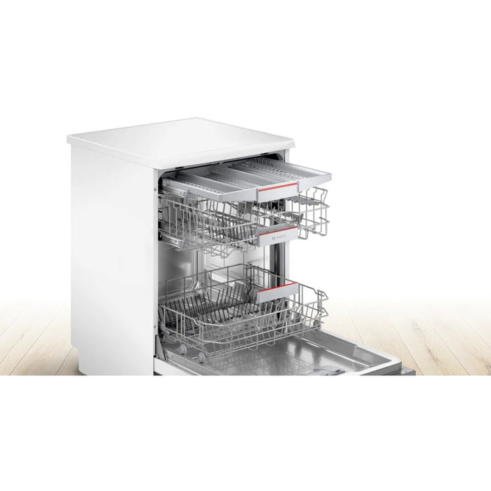 Съдомиялна Bosch SMS4EMW02E SER4 Free-standing dishwasher C