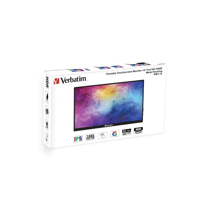 Монитор Verbatim PMT-14 Portable Touchscreen Monitor 14 Full