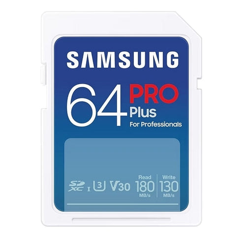 Памет Samsung 64GB SD Card PRO Plus UHS-I Read 180MB/s -