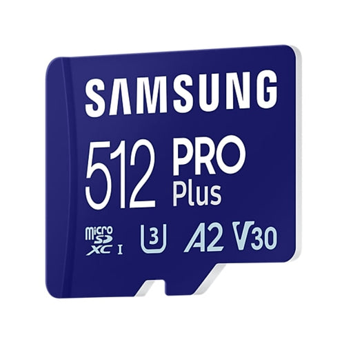 Памет Samsung 512GB micro SD Card PRO Plus with Adapter