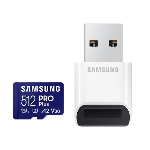 Памет Samsung 512GB micro SD Card PRO Plus with USB Reader