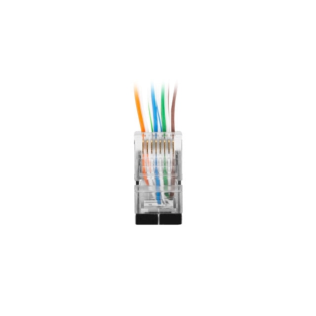 Конектор Lanberg RJ-45 FTP CAT.6 plug 8P8C Pass Throug Type