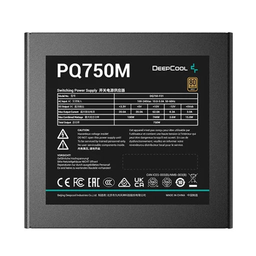 Захранване DeepCool PQ750M