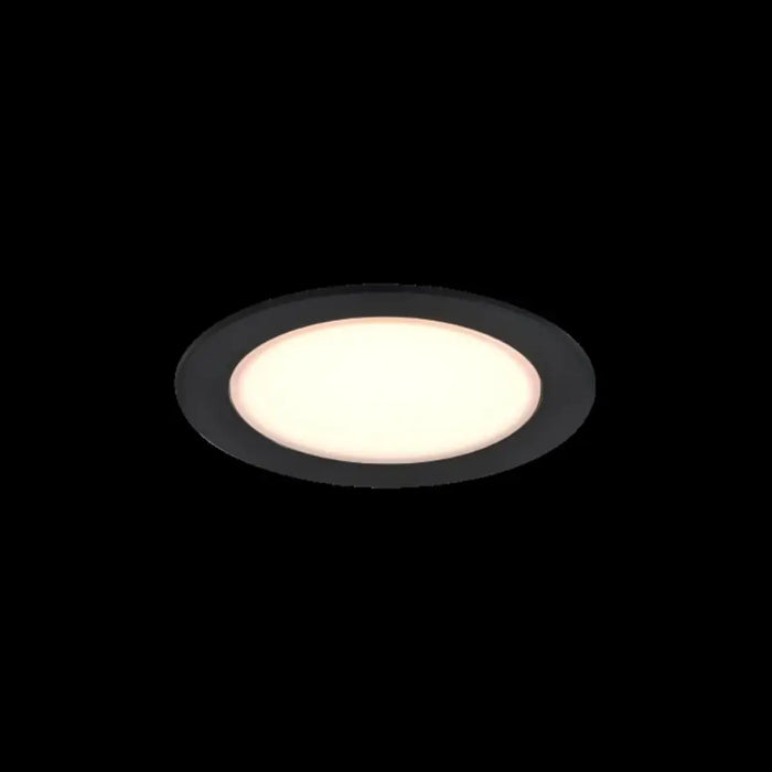 LED ЛУНА 4.4W 220V 4000K Φ82MM ЧЕРНА