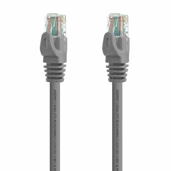 Твърд RJ45 кабел категория 6 UTP Aisens A145-0329 Сив 5 m