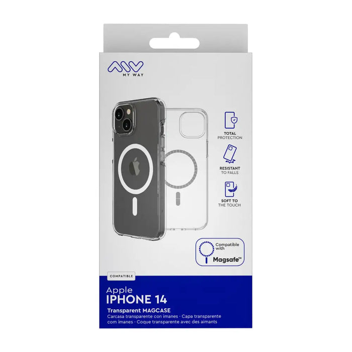 Калъф за мобилен телефон Myway iPhone 14 Magsafe Прозрачен