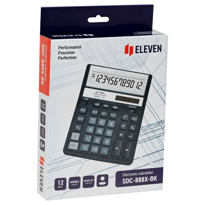 Калкулатор Eleven Office SDC-888X-BK