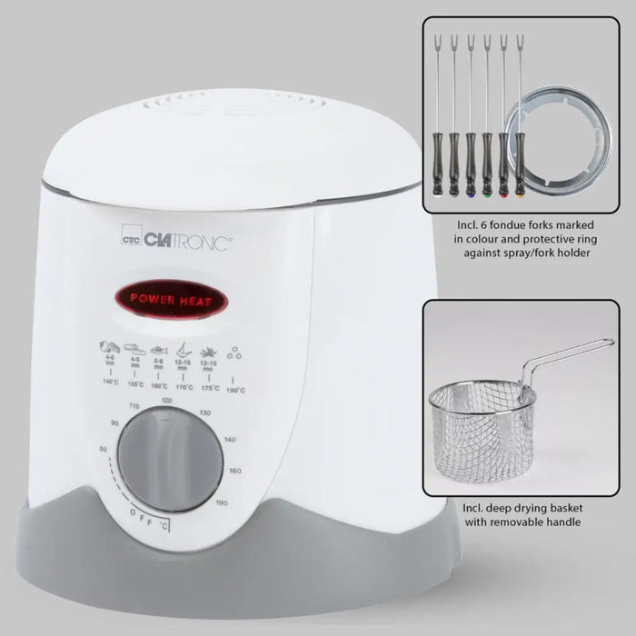 Clatronic FFR 2916 Single 1 L Самостоятелен 900 W Фритюрник