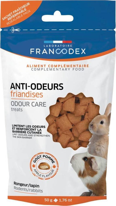 FRANCODEX Лакомство за гризач срещу миризми на козина, урина 50 g