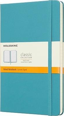 Тефтер с твърди корици Moleskine Classic Ruled - Светлосин, линирани листове