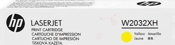 HP 415X W2032XH Жълта договорна тонер касета LaserJet