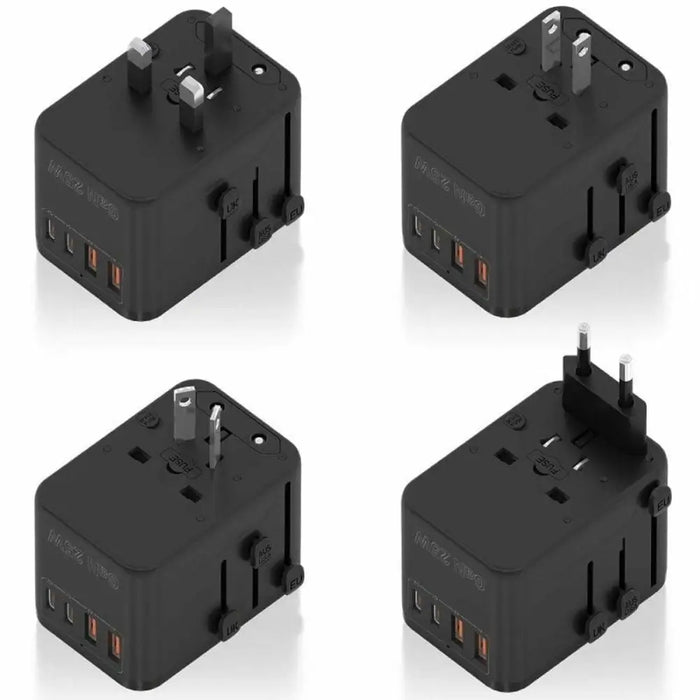 Зарядно за стена Aisens ASPS-2A2C08-BK 25 W Черен