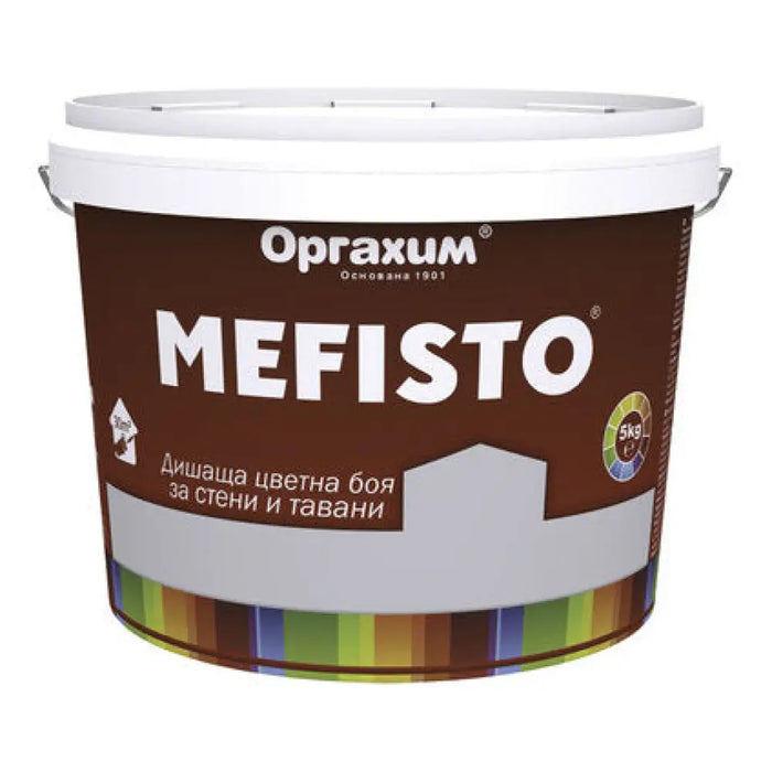 ИНТЕРИОРНА БОЯ ЦВЯТ ЛУНЕН КАМЪК 5 KG MEFISTO