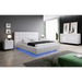 Нощно шкафче Cama REJA бял гланц/бял гланц