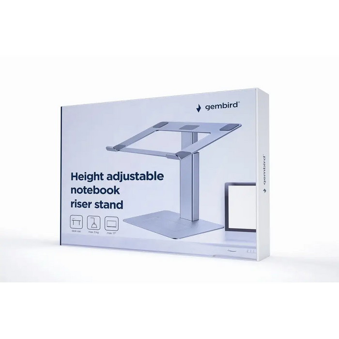 Стойка за лаптоп Gembird NBS-D1-02 Silver 39.6 cm (15.6’’)