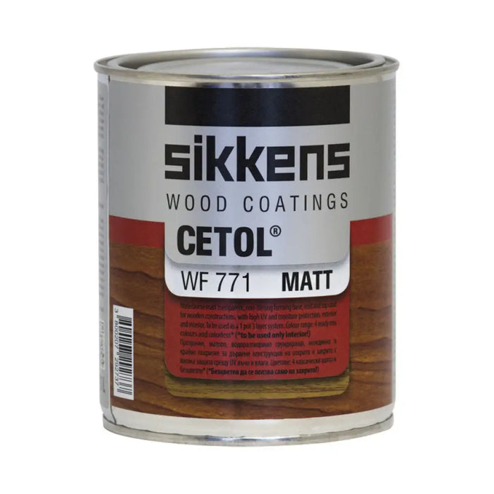 ВОДОРАЗТВОРИМ ЛАК МАТ ЗА ДЪРВО ВЕНГЕ 0.75 L SIKKENS