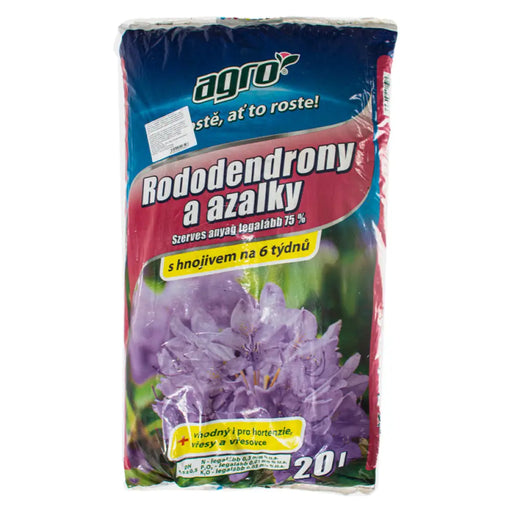 СУБСТРАТ ЗА АЗАЛИИ И РОДОДЕНДРОНИ AGRO 20L AGRO