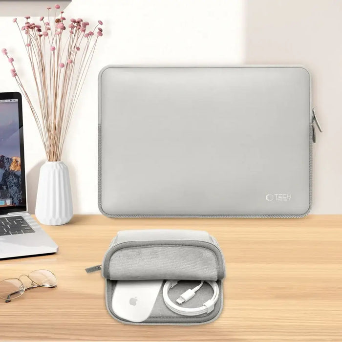 Чанта за лаптоп Tech-Protect Neoslim 15-16’’ - сива