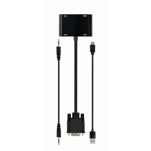 Gembird A-VGA-HDMI-02 адаптер за видео кабел 0,15 m HDMI