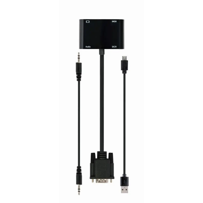 Gembird A-VGA-HDMI-02 адаптер за видео кабел 0,15 m HDMI