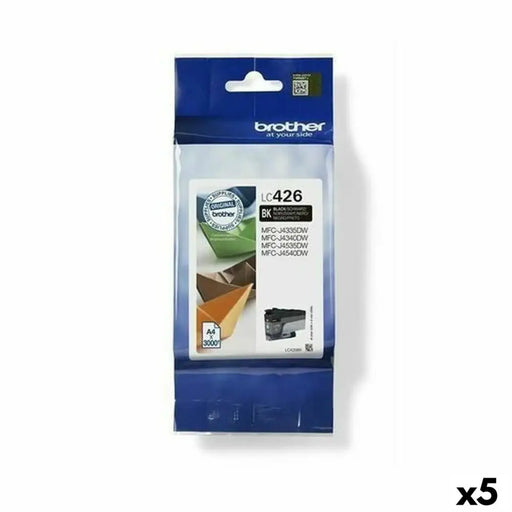 Оригиална касета за мастило Brother LC426 Черен (5 броя)