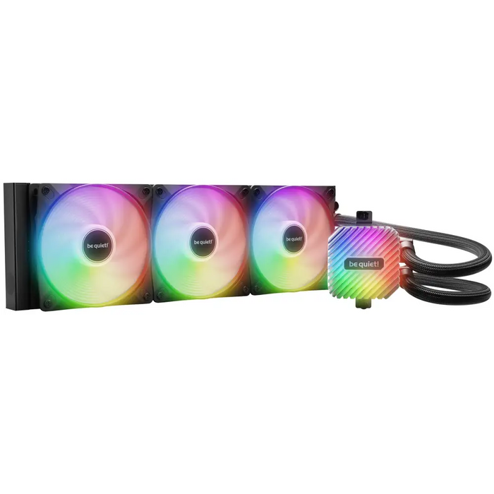 мълчи! LIGHT LOOP 360 мм черен процесор Всичко в едно течен