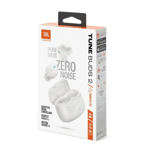 Безжични слушалки JBL Tune Buds 2 TWS Bluetooth 5.3 бели