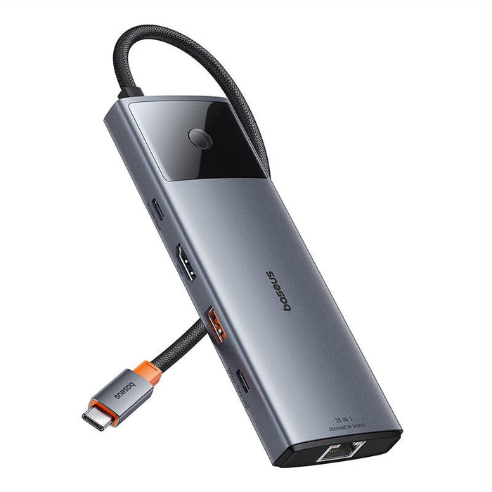 10в1 хъб Baseus Metal Gleam II Series USB-C към 1x HDMI