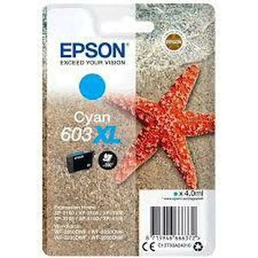 Оригиална касета за мастило Epson 603 XL Синьо-зелен (10