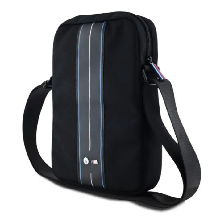 Чанта за таблет BMW Nylon Blue Stripe 10’’ - черна