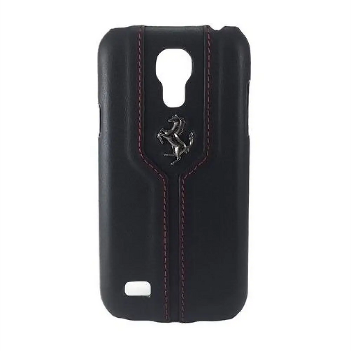 Луксозен кожен кейс Ferrari за Samsung Galaxy S4 mini Черен